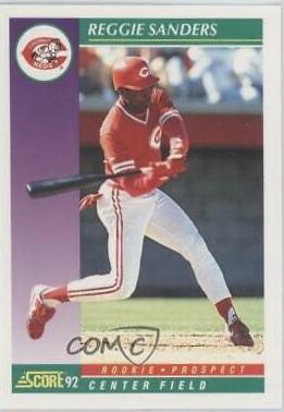 Reggie Sanders #829 Baseball Cards 1992 Score