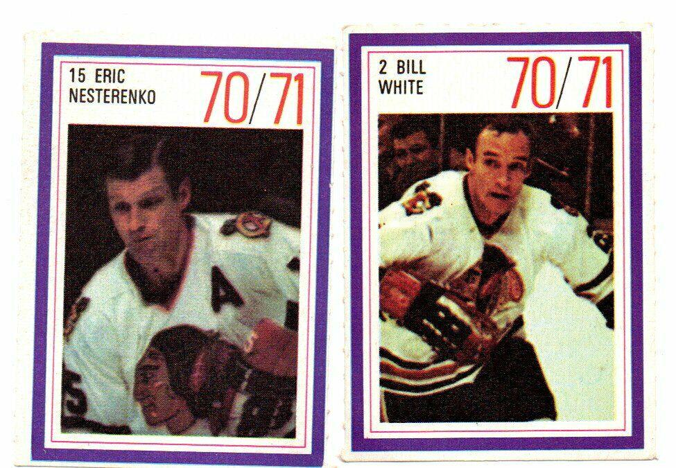 Eric Nesterenko Hockey Cards 1970 Esso Power Players