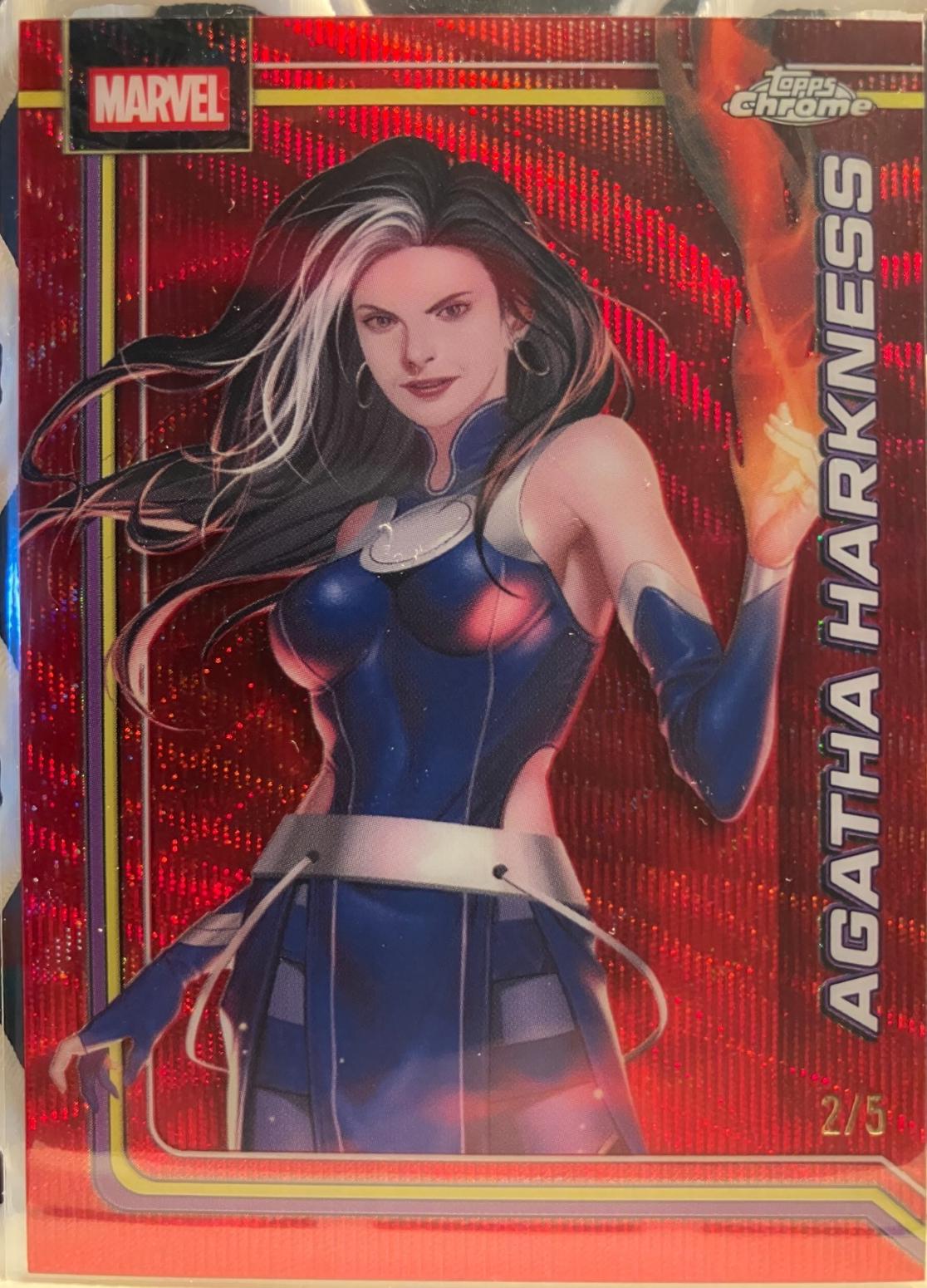 Agatha Harkness Red Wave Refractor