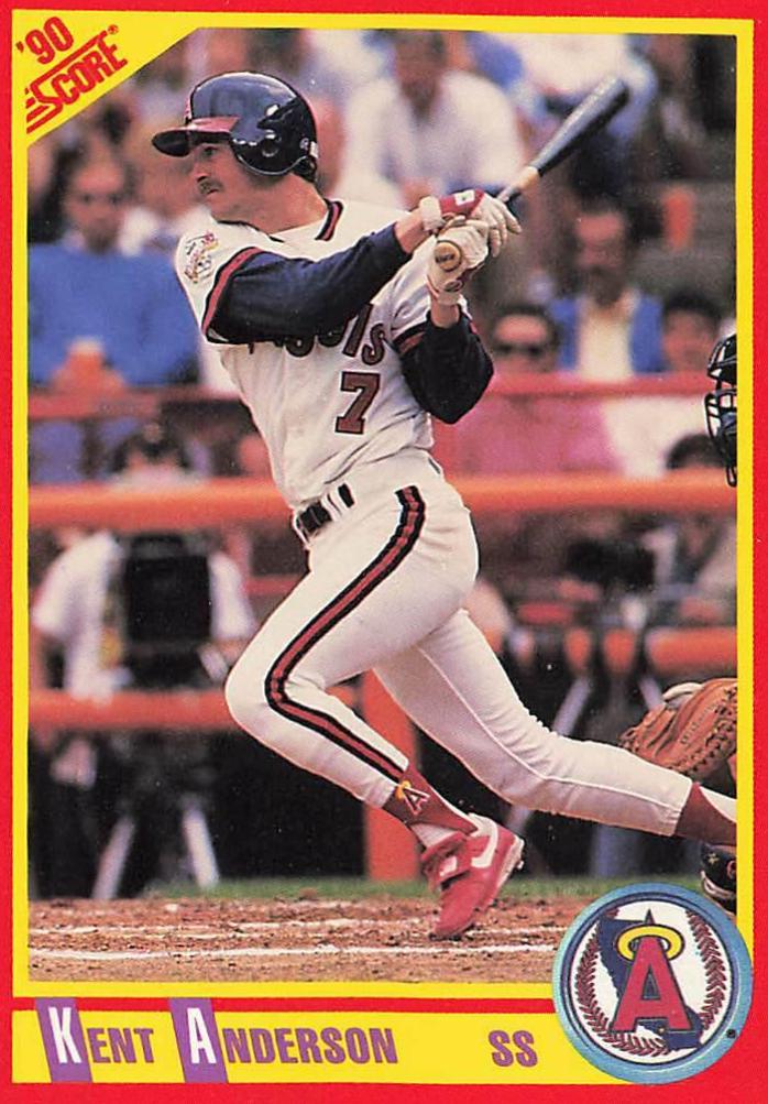 Kent Anderson #412 Baseball Cards 1990 Score
