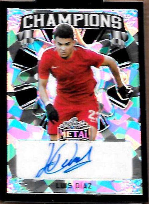 Luis Diaz #BA-LD1 2022 Leaf Metal Autographs Soccer