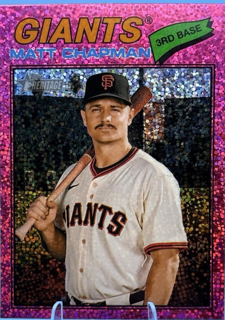 Matt Chapman [Pink Sparkle Chrome] #114