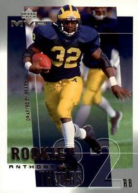 Anthony Thomas #299 Football Cards 2001 Upper Deck MVP