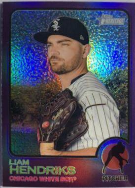 Liam Hendriks [Chrome Purple Refractor] #6