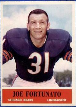 Joe Fortunato #18 Football Cards 1964 Philadelphia