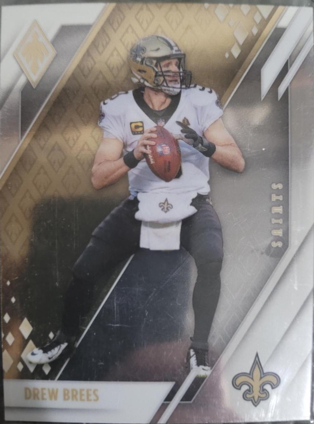 Drew Brees #60 Basketball Cards 2021 Panini Chronicles Phoenix Rookie Autographs