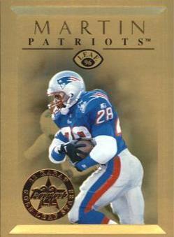 Curtis Martin #12 Football Cards 1996 Leaf Gold Stars