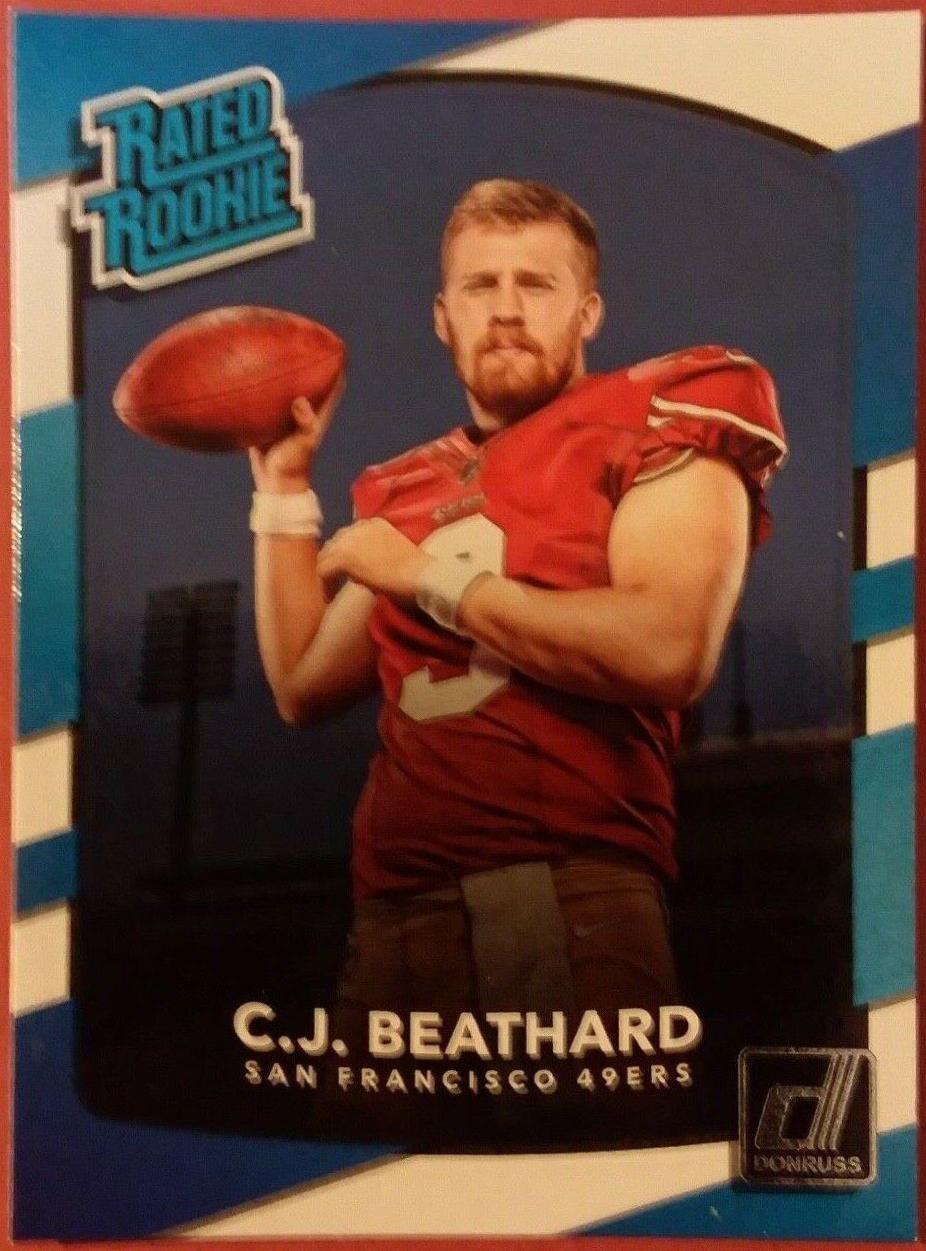 C.J. Beathard #320 Football Cards 2017 Panini Donruss
