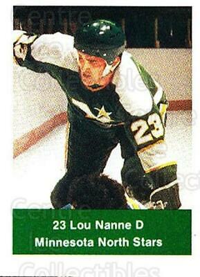 Lou Nanne Hockey Cards 1974 NHL Action Stamps