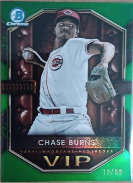 Chase Burns [Green Refractor] #VIP-7