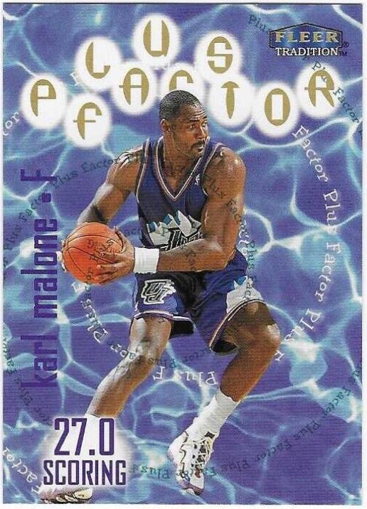 Karl Malone #144 1998-99 Fleer Tradition Basketball