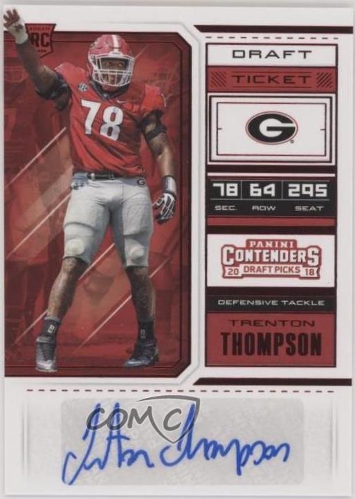 Trenton Thompson [Red Foil Autograph] #235