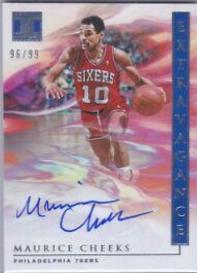 Maurice Cheeks #EA-MCH Basketball Cards 2019 Panini Impeccable Extravagance Autographs