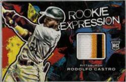 Rodolfo Castro #RE-RC Baseball Cards 2022 Panini Diamond Kings Rookie Expression