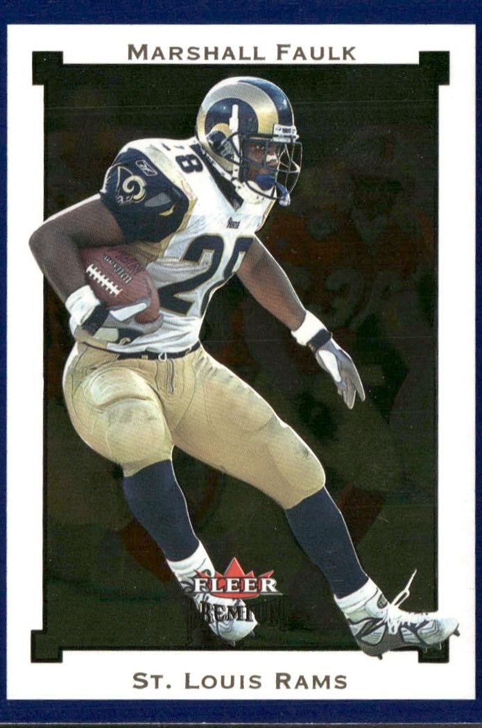 Marshall Faulk #68 2002 Fleer Premium Football