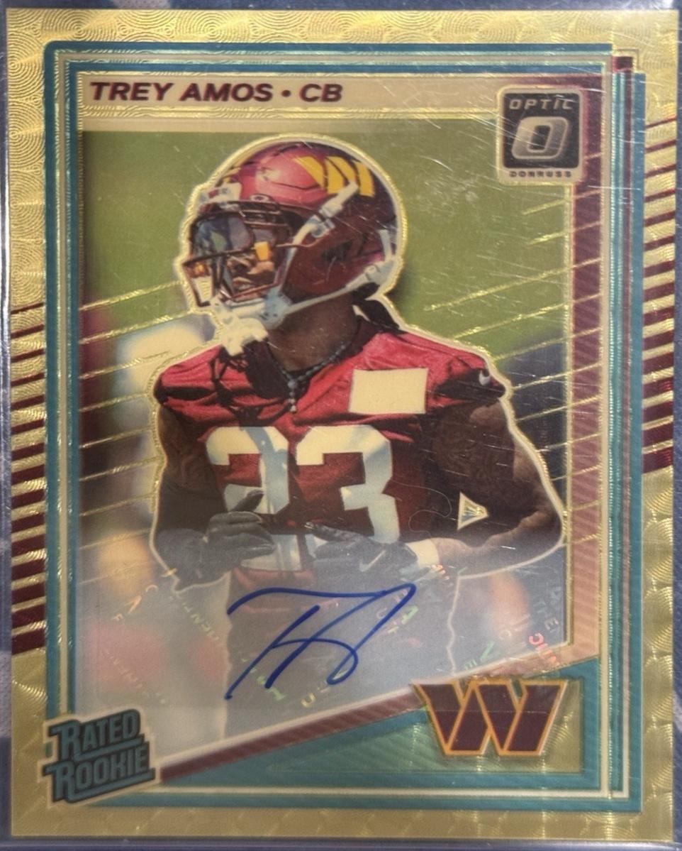 Trey Amos [Gold Vinyl Autograph] #267