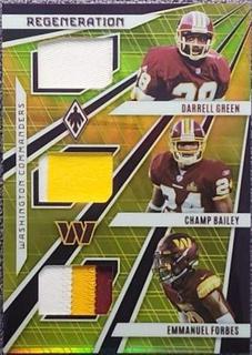 Darrell Green, Champ Bailey, Emmanuel Forbes
