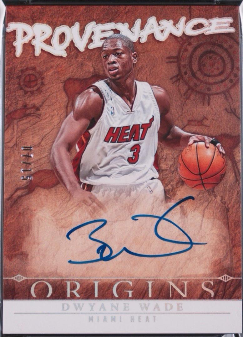 Dwyane Wade #PA-WAD 2024 Panini Origins Provenance Autograph Basketball