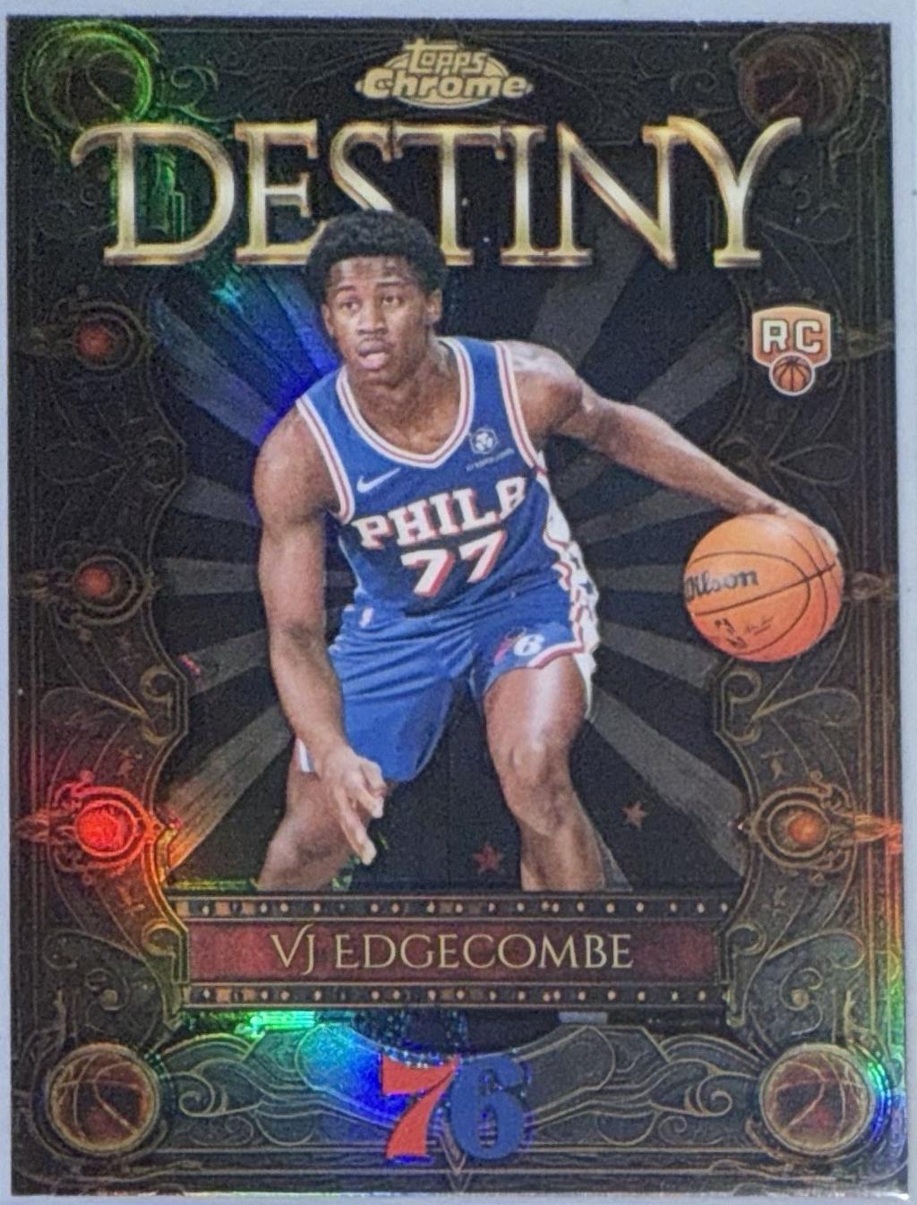 VJ Edgecombe [Refractor] #D-3 Prices | 2025 Topps Chrome Destiny
