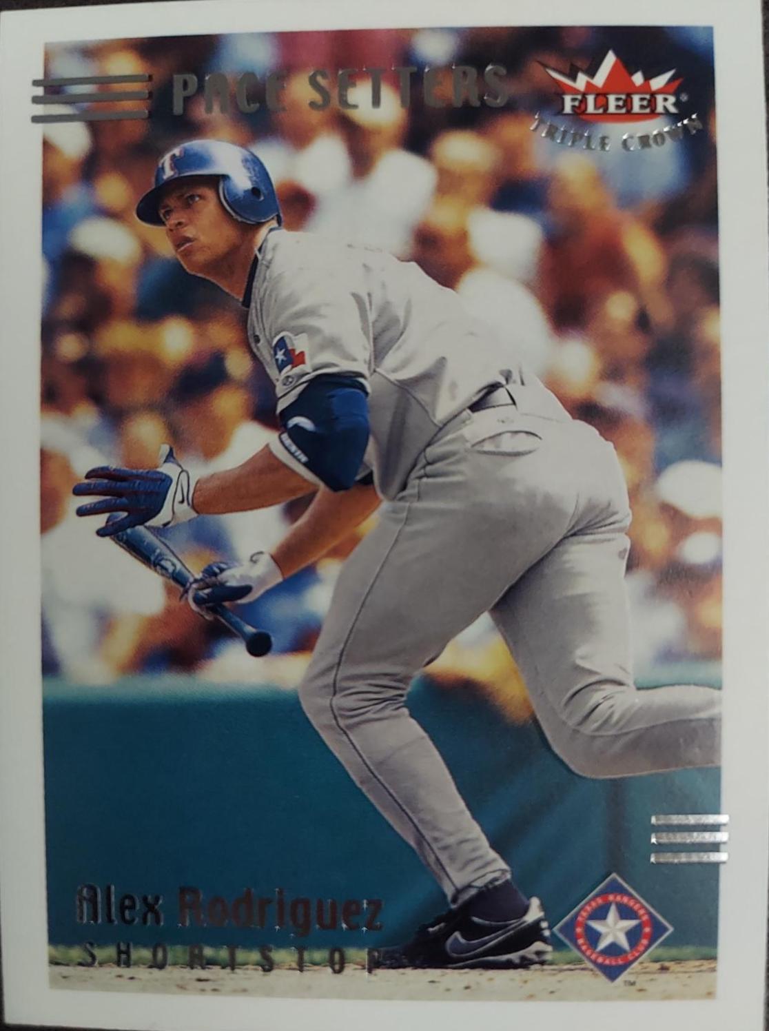 Alex Rodriguez #254 Baseball Cards 2002 Fleer Triple Crown