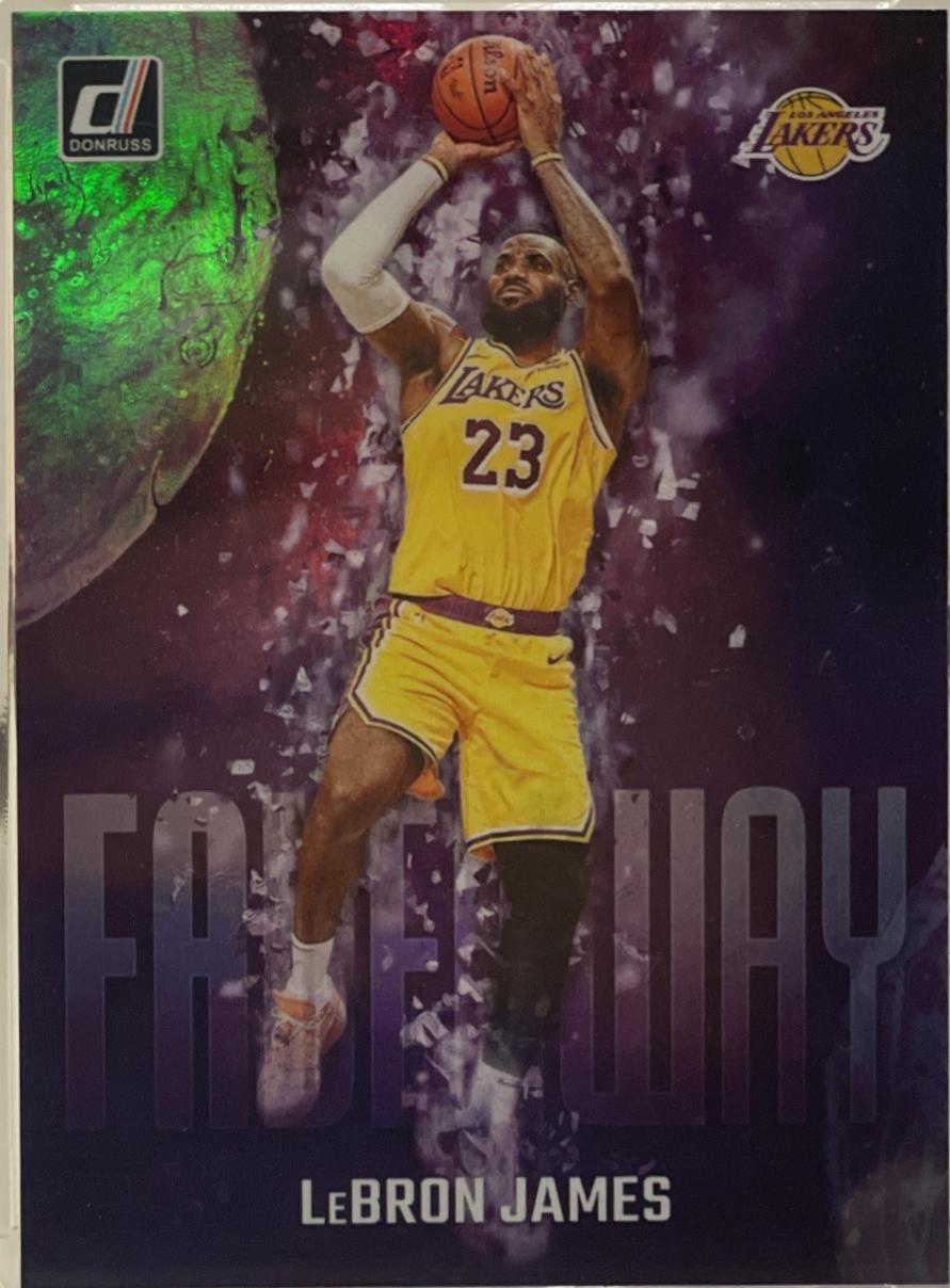 LeBron James #18 Basketball Cards 2024 Panini Donruss Fadeaway