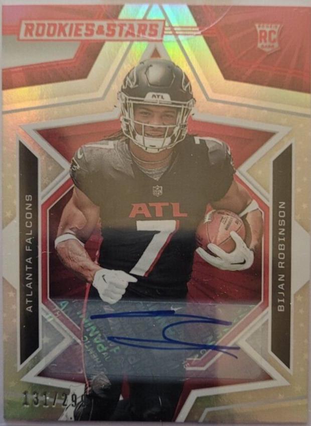 Bijan Robinson #104 2023 Panini Rookies & Stars Football Rookies Signatures