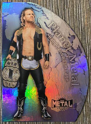 Hangman Adam Page #PM-12 Wrestling Cards 2022 SkyBox Metal Universe AEW Planet Metal