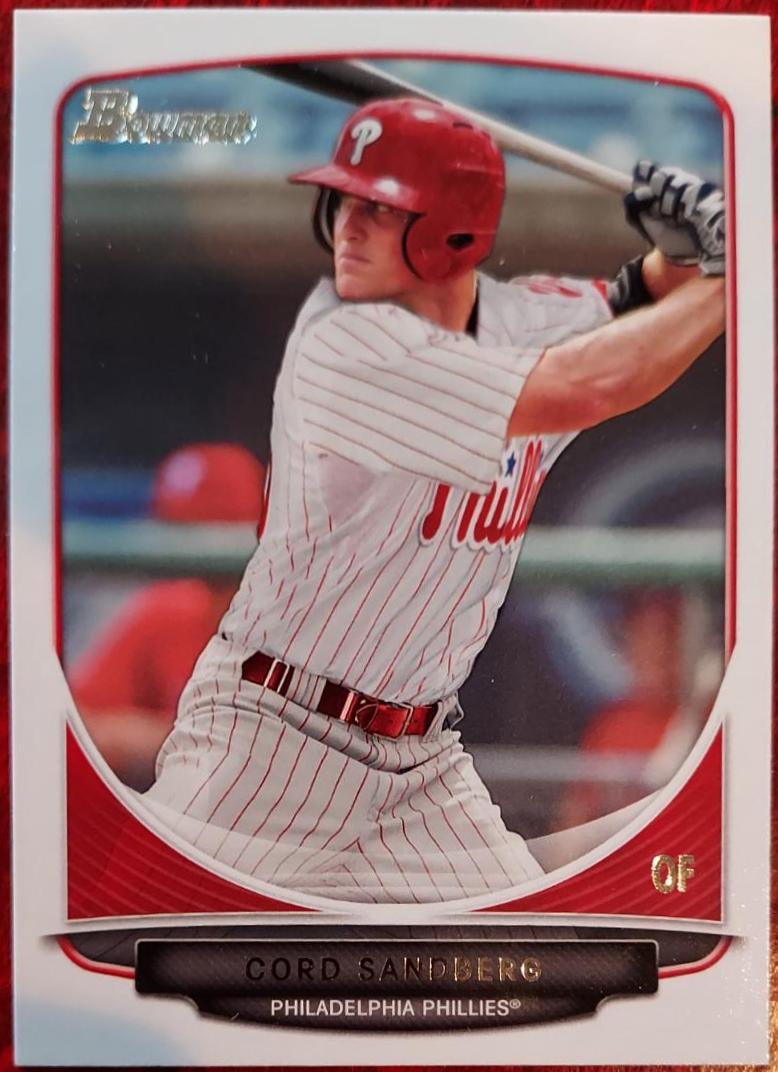 Cord Sandberg #BDPP45 2013 Bowman Draft Picks & Prospects Baseball Draft Picks