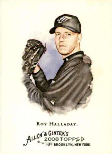 Roy Halladay #4 Baseball Cards 2008 Topps Allen & Ginter