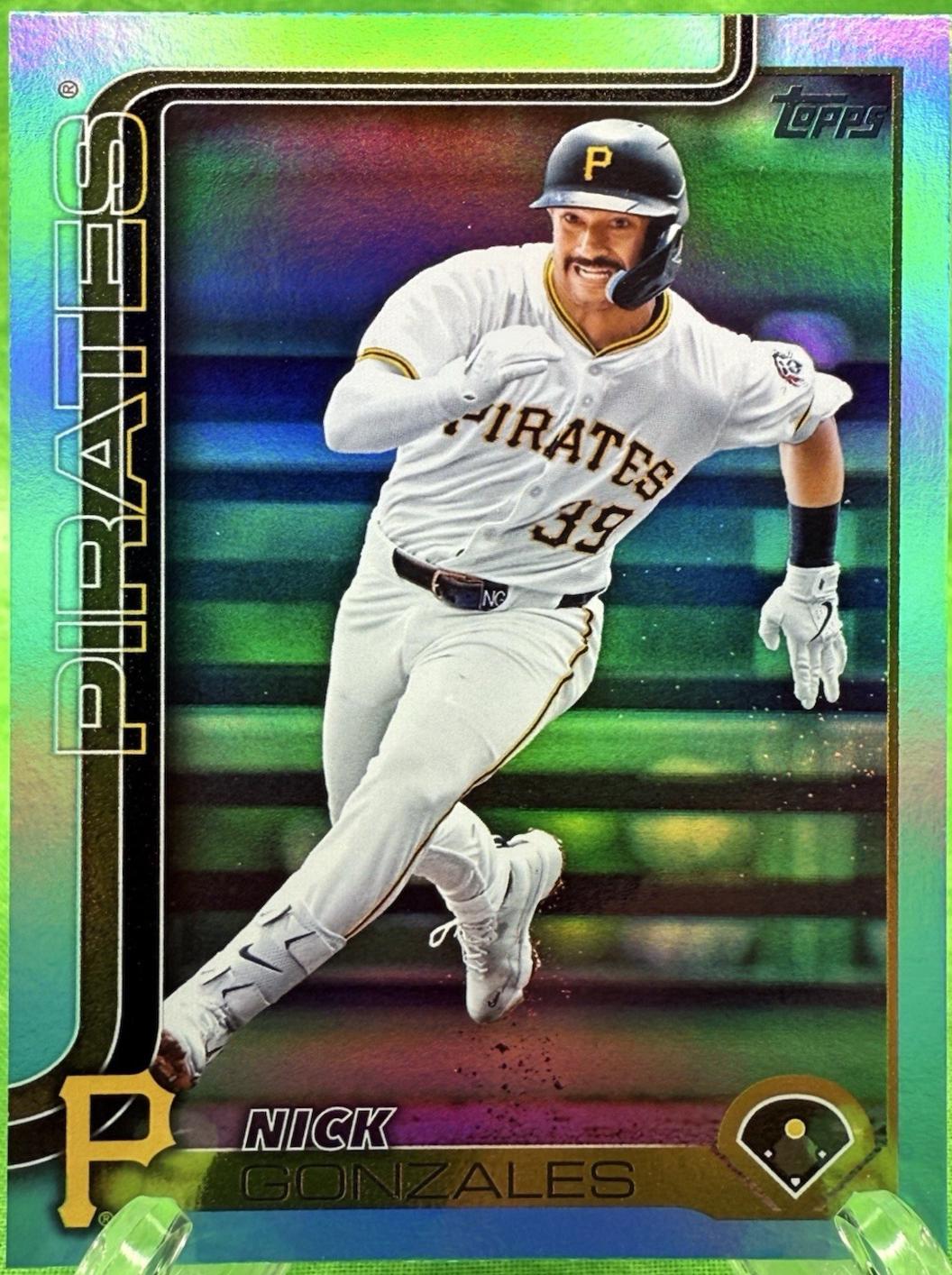 Nick Gonzales [Aqua Rainbow Foil] #542