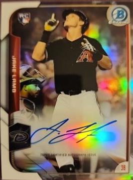 Jake Lamb #JL Baseball Cards 2015 Bowman Chrome Autograph Rookies