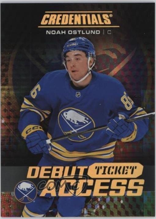 Noah Ostlund #133 2025-26 Upper Deck Credentials Hockey