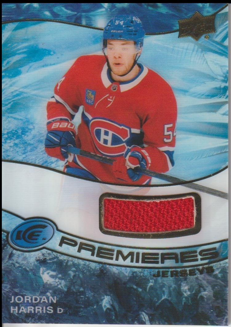 Jordan Harris #IPA-JH 2022 Upper Deck Ice Hockey Premieres Jersey