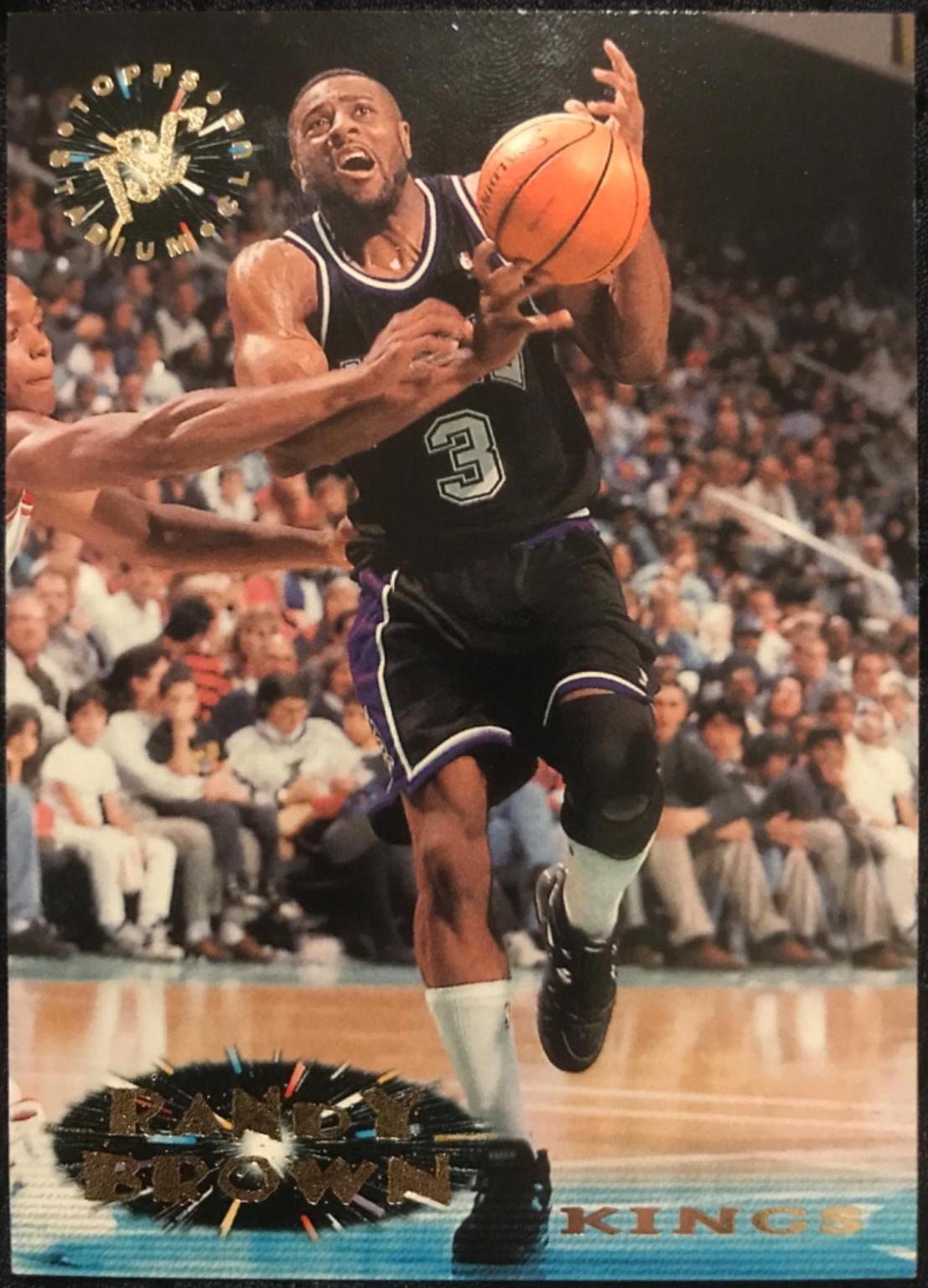 Randy Brown #18 Basketball Cards 1995 Stadium Club
