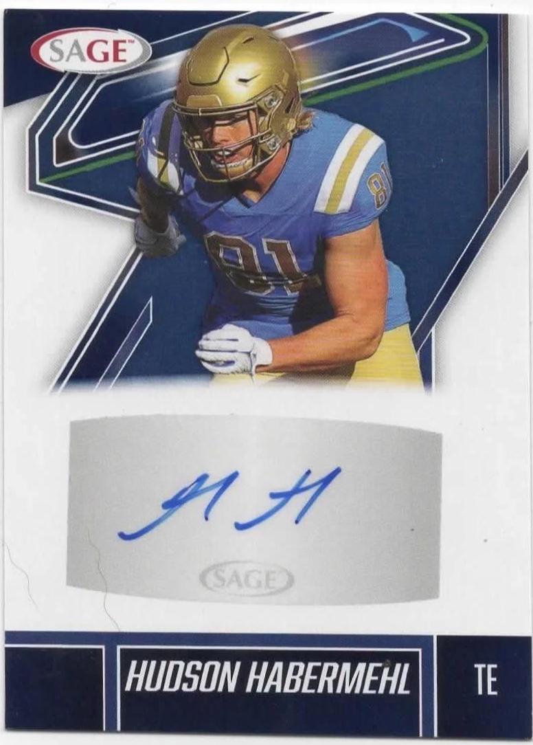 Hudson Habermehl #A-HH 2026 SAGE Football Autographs