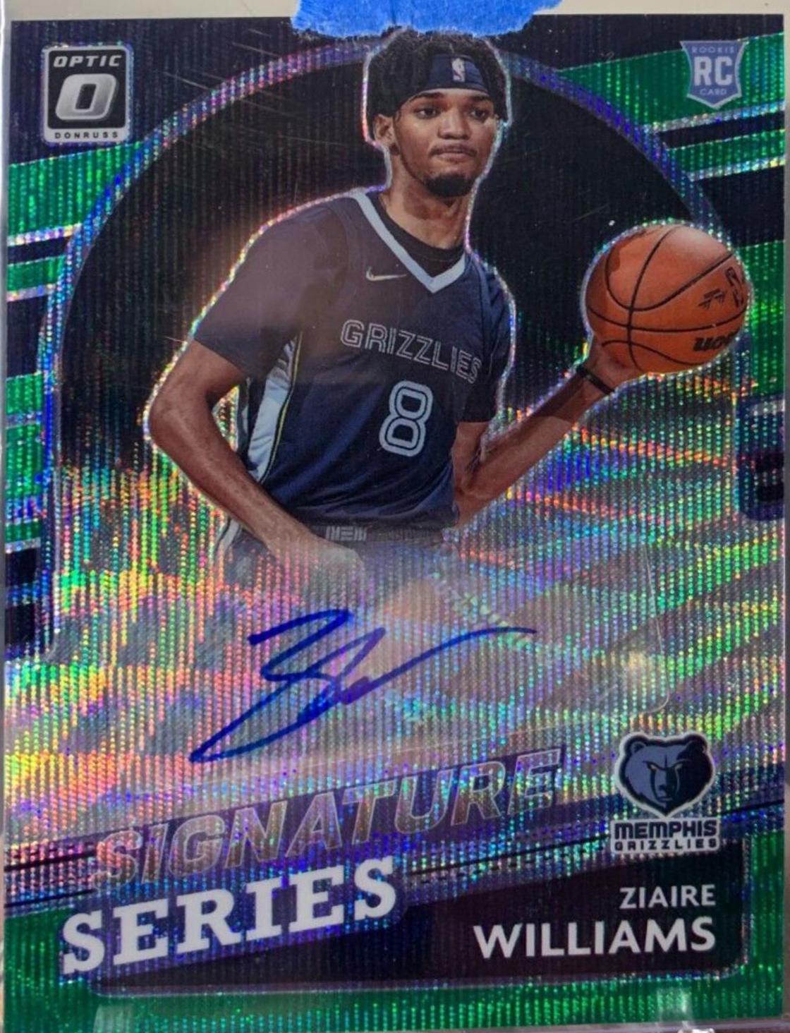 Ziaire Williams #SS-ZWL 2021 Panini Donruss Optic Signature Series Basketball