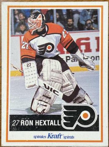 Ron Hextall #17 Hockey Cards 1990 Kraft