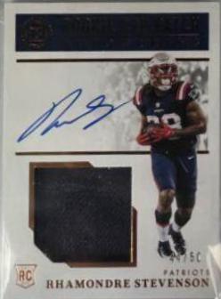 Rhamondre Stevenson [Cap Patch Autograph] #156