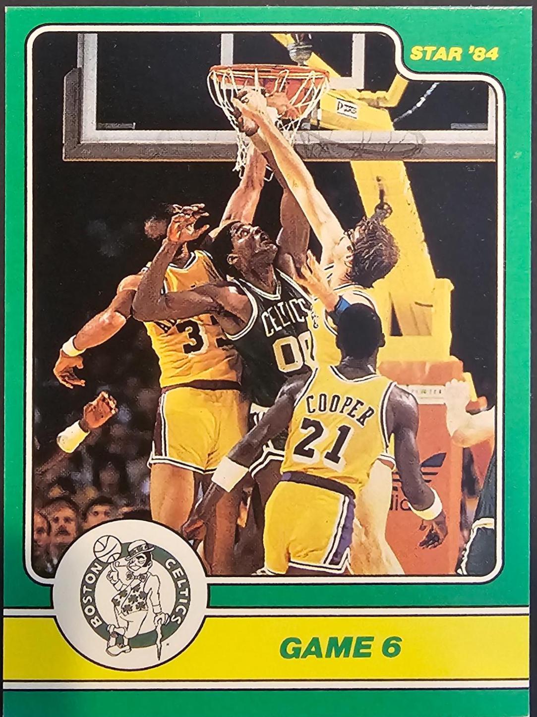 Game 6 #17 Basketball Cards 1984 Star Celtics Champs