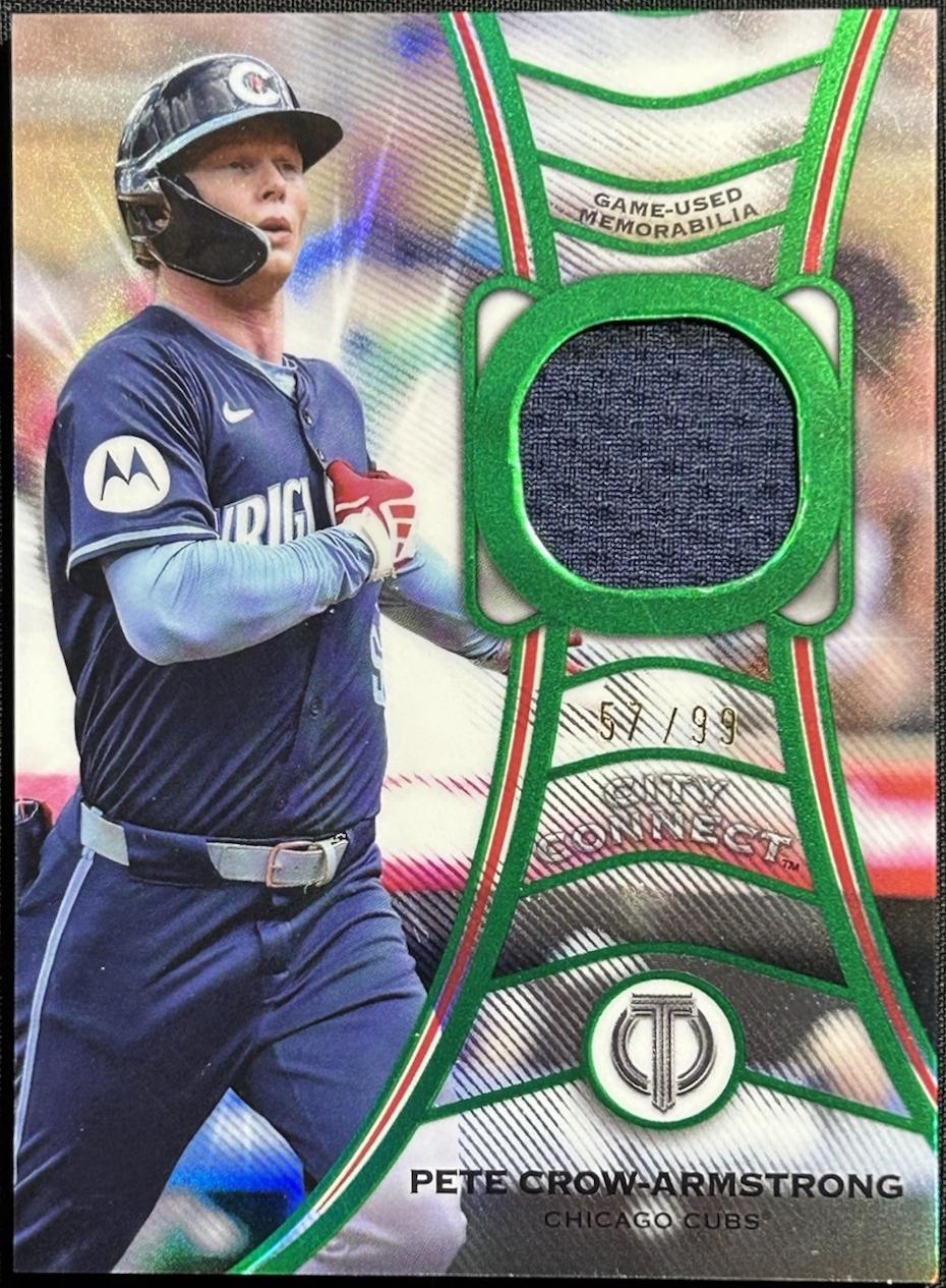Pete Crow-Armstrong #TT-PC Baseball Cards 2025 Topps Tribute Tributaries