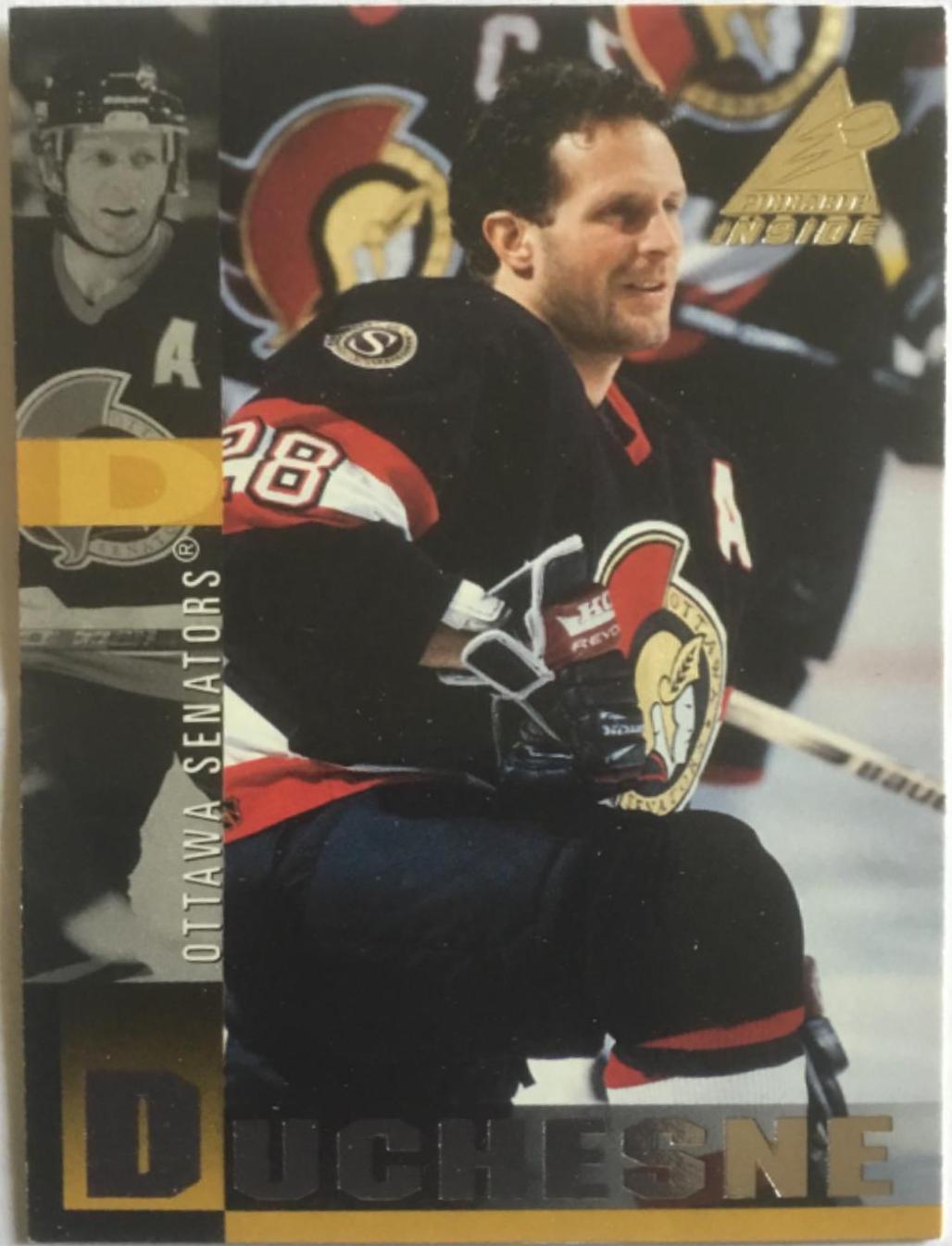 Steve Duchesne #136 Hockey Cards 1997 Pinnacle Inside