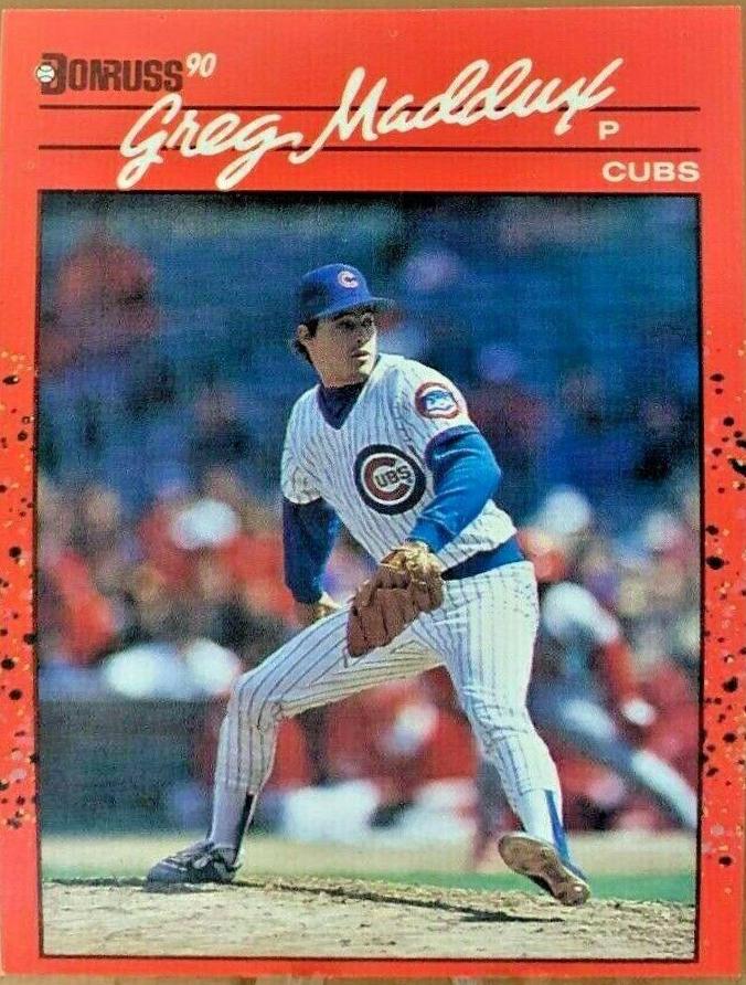 Greg Maddux #158 Baseball Cards 1990 Donruss