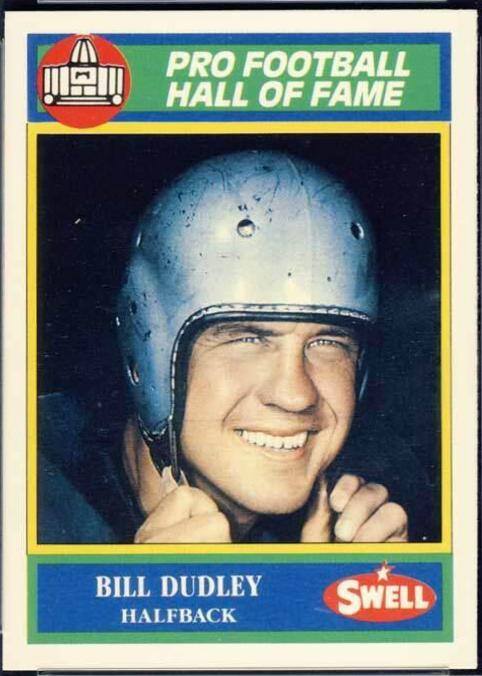 Bill Dudley #30 Football Cards 1990 Swell Greats