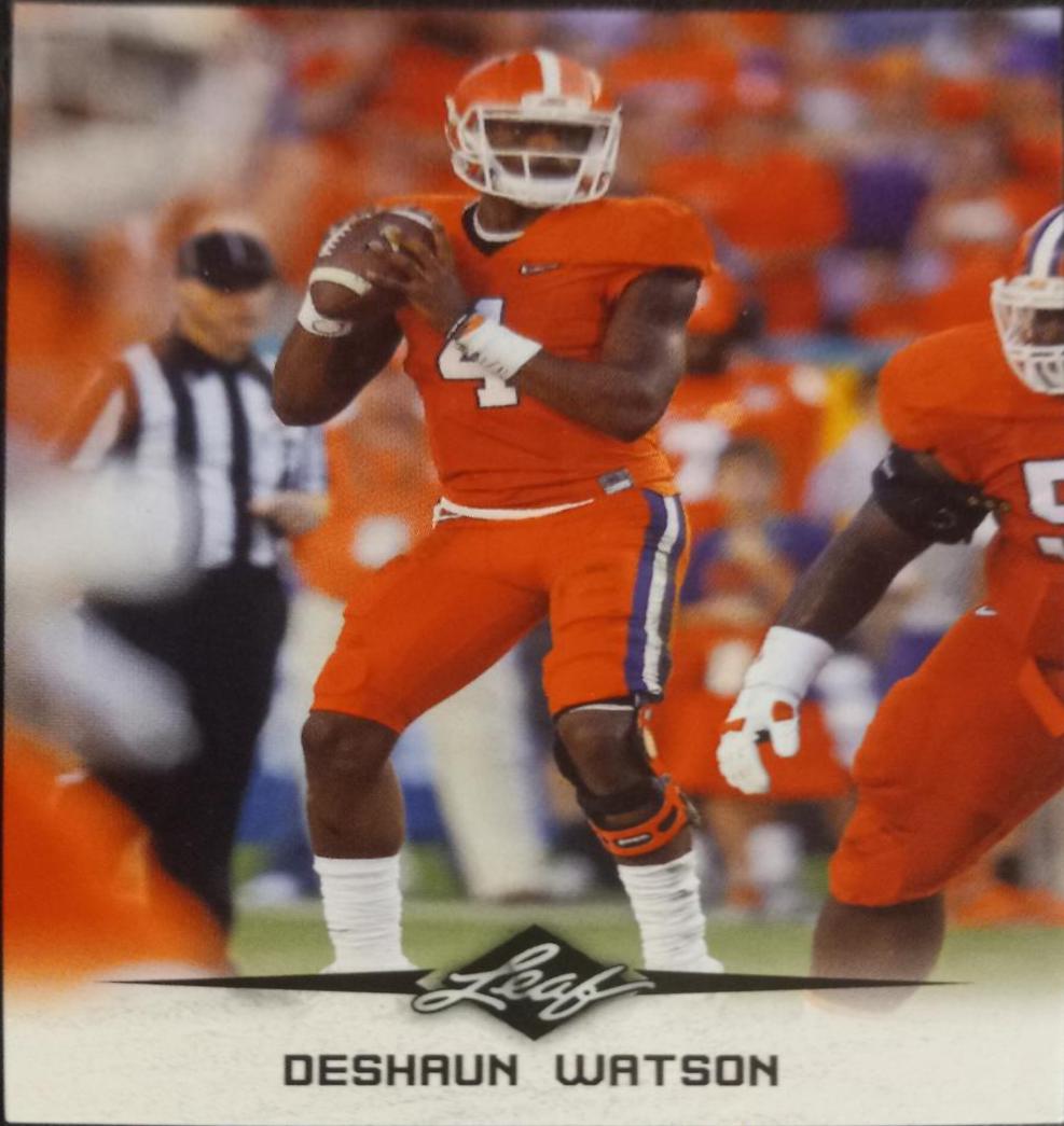 DeShawn Watson #3 Football Cards 2017 Leaf
