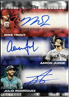Julio Rodriguez / Mike Trout / Aaron Judge