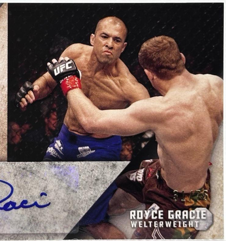 Royce Gracie #KAR-RG Ufc Cards 2015 Topps UFC Knockout Autograph Relics