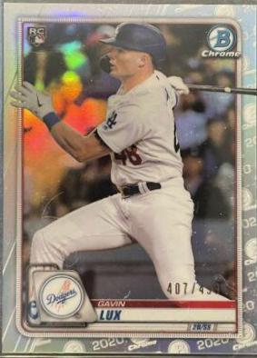 Gavin Lux #83 Baseball Cards 2020 Bowman Chrome