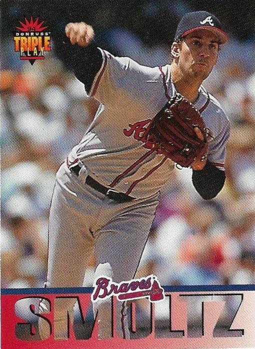 John Smoltz #50 Baseball Cards 1994 Donruss Triple Play