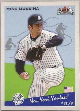 Mike Mussina #84 Baseball Cards 2002 Fleer Tradition