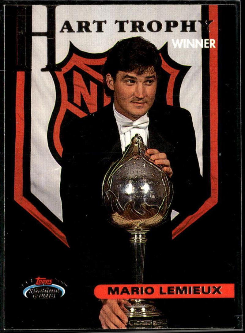 Mario Lemieux #143 1993-94 Stadium Club Hockey